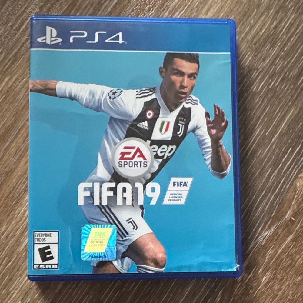 FIFA 19 PS4 Game - Blue Case